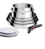Tefal Ingenio 8 Piece Stainless Steel Cookware – Free c&c