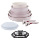 Tefal Ingenio Serenity 11-Piece Cookware Set – Pink