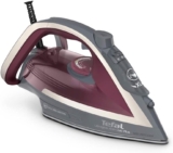 Tefal Ultraglide Steam Iron, 2800W, 210 g/min Steam Boost, 50 g/min Continuous Steam, 250ml Water Tank, Durilium Non Stick Soleplate, Auto Off Anti Drip Anti Scale, FV5872