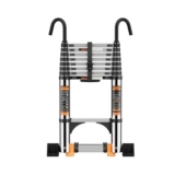 Telescopic Ladder,3.2M Stainless Steel Thickened High-Strength Loft Ladder