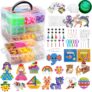 Teneytoyz Fuse Beads Kit, 36 Colors 12000 PCS 5mm Iron Beads for Kids with 5 Pegboards, Tweezers, Pattern Guide, Ironing Papers and Keyrings, Fuse Bead Craft Kit for Boys Girls DIY Crafts