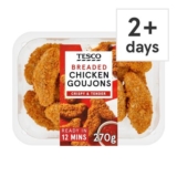 Tesco Breaded Chicken Goujons 270g