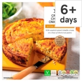 Tesco Extra Mature Cheddar & Onion Crustless Quiche 340g – Clubcard Price