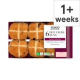 Tesco Hot Cross Buns 6 pack – clubcard price