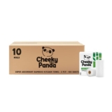 The Cheeky Panda Bamboo 10 Kitchen Rolls – 1000 Super Strong Sheets
