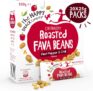 The Happy Snack Company Roasted Fava Beans, Red Pepper and Chilli Flavour Healthy Snacks, High Protein, Gluten Free Tasty Snacks, Vegan, 105 Calories, 25g Portion, Pack of 20.