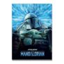 The Mandalorian Lightspeed Canvas – Blue