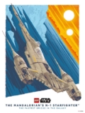 The Mandalorians N-1 Starfighter Poster by Joe Hogan 1800 Lego Insiders Points and a Purchase
