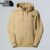 The North Face Mens Mountain Logo 100% Cotton Relaxed Hoodie, Khaki Stone (Size: XS-XXL) – W/Code Free Delivery for XLPR Members