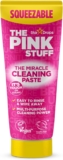 The Pink Stuff Miracle Squeezable Cleaning Paste 300g – Easy to Rinse Multi Purpose Cleaner for Kitchen Bathroom Cooktops Tiles Sinks Showers and More