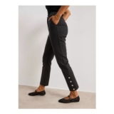 The Very Collection Button Cuff Trouser – Black