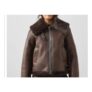 The Very Collection Faux Shearling Aviator Jacket – Brown ( sizes 14,16,18,only)