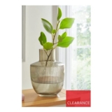 The Very Collection Ribbed Run Vase – Green
