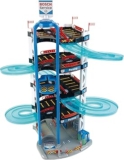 Theo Klein 2813 Bosch Car Service Multi-Storey Car Park I With 5 Levels, Two-Lane Exit Ramp, 2 Racing Cars, Lift and Much More I Dimensions: 55 cm x 55 cm x 85 cm Multi – Colored , 4-6 years
