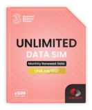 Three Unlimited Data SIM Card Preloaded Until July 2027 Dual Network (Three & Vodafone) – Prime Exclusive sold by Scancom FBA