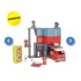 Tile Town Fire Station and Firetruck Magnetic Construction Set