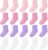 Toddler Girls Socks 20 Pairs Multipack Running Causal Kids Baby Hiking Home White Pink Rose Size 5-6 Elastic Mid Cut Socks 1-2 Years