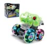 Toddler Toy Cars: Dinosaur Monster Trucks, Pull-Back, Friction-Powered, Light-Up