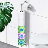 Toilet Roll Holder Wall Mounted, Holds 6 Rolls, SUS304 Stainless Steel Toilet Paper Holder with Reserve Storage