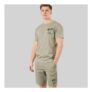Tokyo Laundry Mens Tamanna T-Shirt and Jersey Shorts Set Seagrass