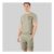 Tokyo Laundry Mens Tamanna T-Shirt and Jersey Shorts Set Seagrass