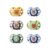 Tommee Tippee Fun Soothers 6-18m, 6-Pack, Silicone Teat, Orthodontic