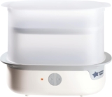 Tommee Tippee Supersteam Electric Steam Steriliser for Baby Bottles, Kills Viruses and 99.9 Percent of Bacteria, 5-Minute Sterilisation Cycle, White