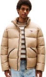 Tommy Jeans Mens Vail Puffer Jacket with Stand Collar XL