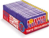 Tonys Chocolonely – Dark Milk Pretzel Toffee Chocolate Bar – 15 x 180 gram – Darkchocolate Candy Bar – Gift Pack – 42% Cocoa – Vegetarian – Belgian Fairtrade Chocolate