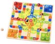 Tooky Toy Wooden 2 in 1 Chess and Snakes and Ladders