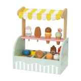 Tooky Toy Wooden Ice Cream Parlour Playset