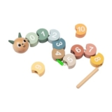 Tooky Toy Wooden Number Threading Game