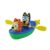 Toomies Bluey Canoe Bath Toys with Pull-Cord Paddling Action