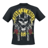 Top Hat T-Shirt Black by Guns N Roses