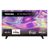 Toshiba 50 Inch 4K Ultra HD Smart Freely TV 2025 50UV1563DB – Sold By Reliant Direct – With Code
