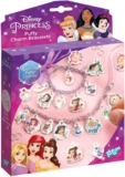 Totum Disney Princess Jewellery Craft Set, Make 2 Bracelets, with Puffy Charms, Suits Ages 5 Years
