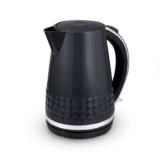 Tower T10075BLK Solitaire Kettle with 360 Swivel Base Cord Storage 1.5L 3KW Black