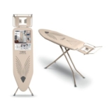 Tower T873014MSH Ceraglide plus Large Ironing Board, Adjustable Height, Latte