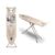 Tower T873014MSH Ceraglide plus Large Ironing Board, Adjustable Height, Latte