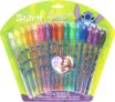 Townley Girl Stitch 16 Piece Glitter Pen Body Art Set, Glittery and Bright Colors, Ages 3