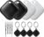Tracker Tag 4Pcs,Key Finder,Compatible with Apple Find My (iOS Only),Replaceable Battery,IP67 Waterproof,Suitable for Luggage, Bags, Wallets, Backpacks, Keys Tracking Tag