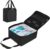 Travel Carrying Bag Compatible with Navage Nasal Irrigation System,Portable Countertop Caddy Neti Pot Storage Bag,Black Nose Cleaner Travel Case for Sinus Organizer with Hanging Strap.Bag Only.