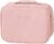Travel Makeup Bag Large Capacity Portable Waterproof Toiletry Cosmetic Organizer for Women with Makeup Brush Organiser Adjustable Divider and Handle Travel Essentials Toiletry Bag (Pink)