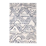 Tribal Boho Rug – White / 120cm