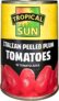Tropical Sun Plum Tomatoes 400g (Pack Of 1), Italian Peeled Plum Tinned Tomatoes in Tomato Juice,Ideal for Cooking, Sauces, Stews, Soups & Everyday Recipes