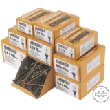TurboGold PZ Double-Countersunk Woodscrews Trade Pack 1400 Pcs – Free C&C