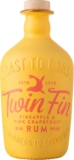 Twin Fin Pineapple & Pink Grapefruit Rum Caribbean Rum Blended in Cornwall Tropical Notes & Refreshing Citrus Pair with Lemonade or Soda Summer Cocktails 38% vol 70cl
