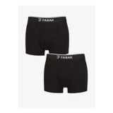 Two Pack of Black Plain Bamboo Trunks