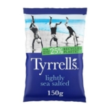 Tyrrells Chips Lightly Sea Salted 150g, Nectar Price