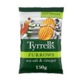 Tyrrells Furrows Salt & Vinegar Crisps150g